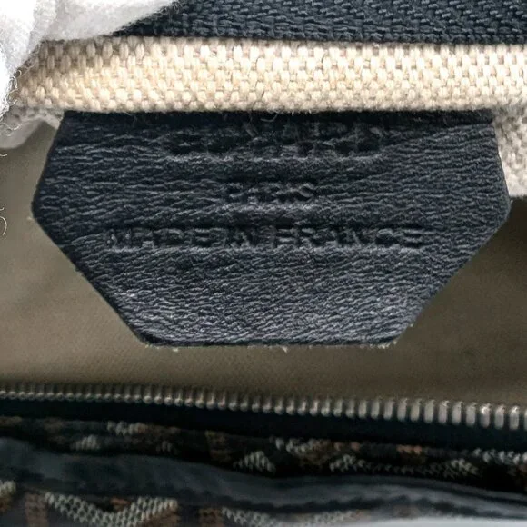 Goyard Goyardine Fidji Hobo Coated Canvas Black Leather Shoulder Bag - Picture 2 of 8